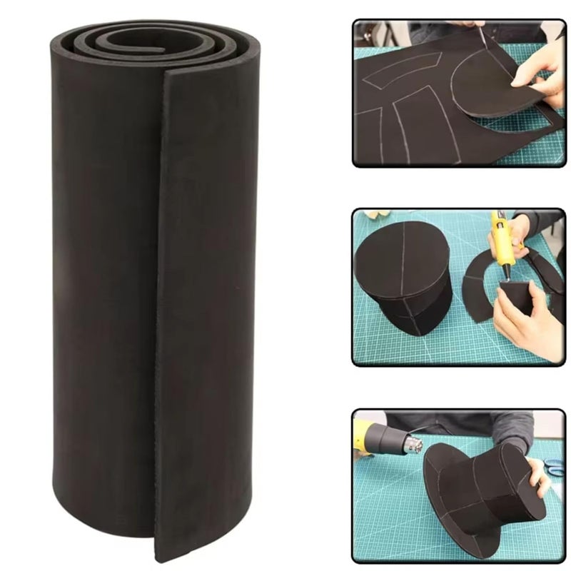 Saim Foam Padding Adhesive,Closed Cell Foam Sheet Roll 60x8x0.5 Inch Multi-Function Insulation, Soundproofing, and Weatherproof for DIY Projects, Gaskets, Crafts, and Costume - Black - Image 5